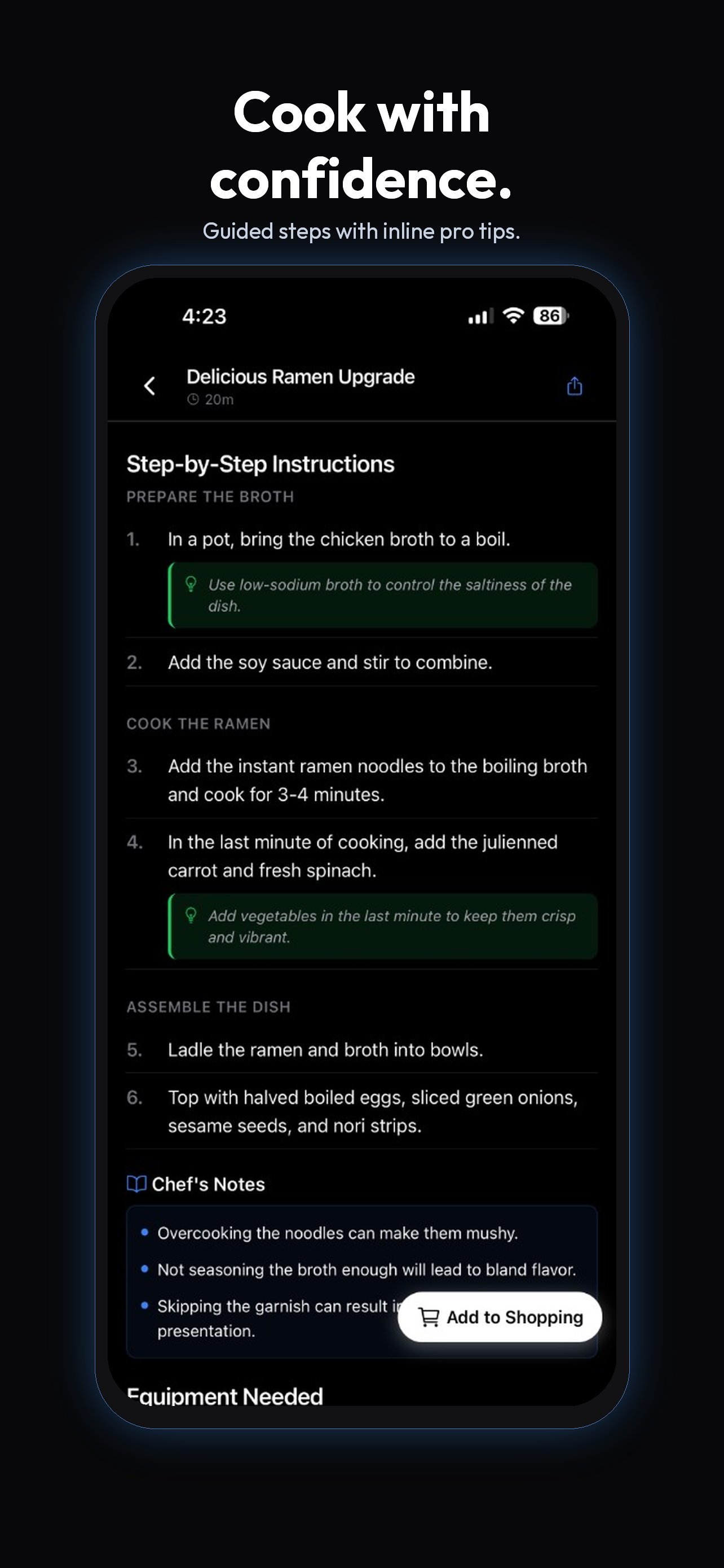 instructions